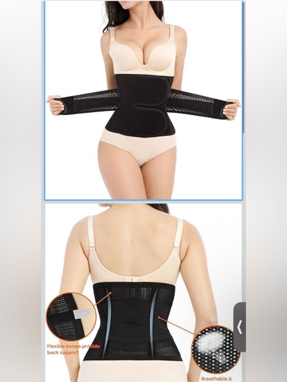 Two Postpartum Belly Bands